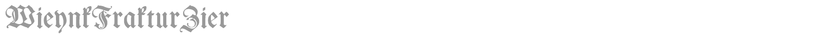 Wieynk Fraktur font preview
